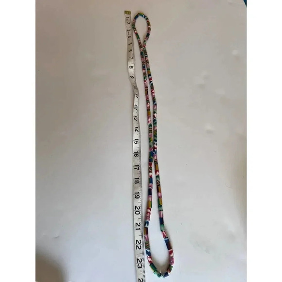 Colorful vintage beaded long necklace‎ - Picture 4 of 5